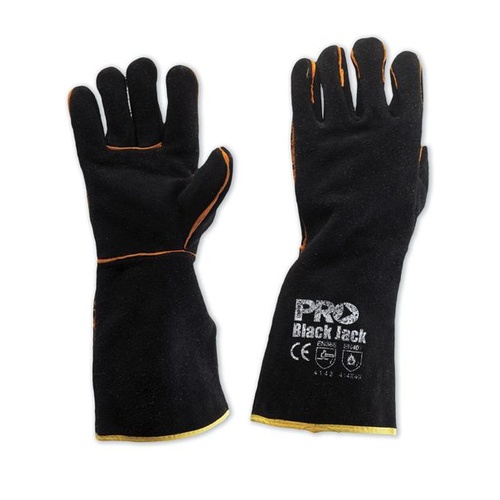 Black & Gold Welding Gloves