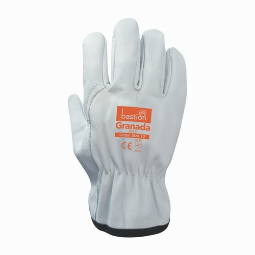 Cut 5 Granada® Premium A Grade Cow Grain Natural Leather Riggers Gloves