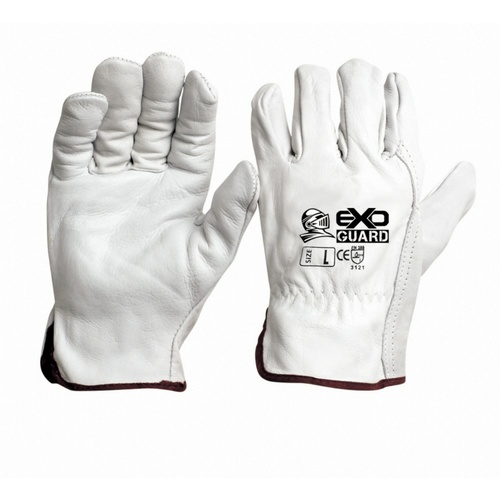 Exoguard Premium Leather Rigger Safety Gloves - 7