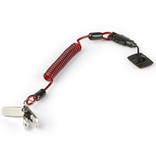 GRiPPS™ Stop the Drops Electronic Equipment Coil E-Tether With Steel Clamp & E-Catch