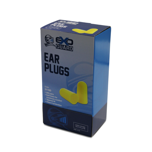 ExoGuard® Bullet Earplugs - Uncorded (Pack of 200 Pairs)