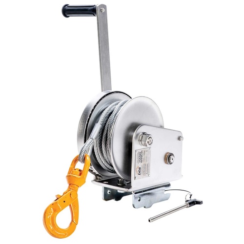 BTS™ Stainless Steel Hand Brake Material Rated Winch 18m Galvanized