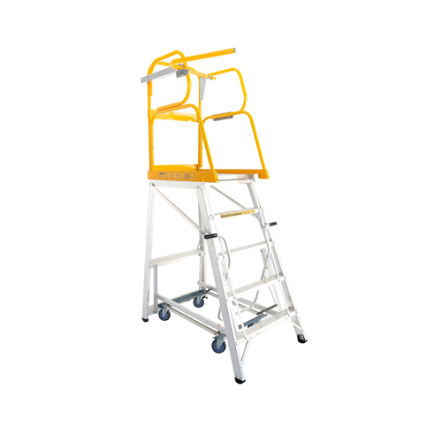 Mobile Warehouse Ladder - Platform Height 1145mm