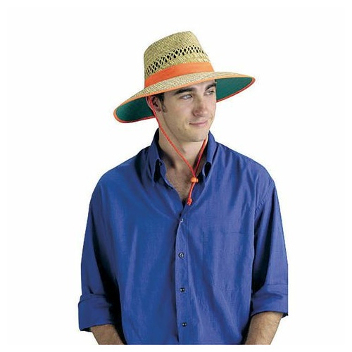 Hi-Vis Lightweight Straw Hat - S