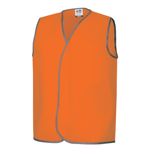 Fluoro Orange Safety Day Vests - S
