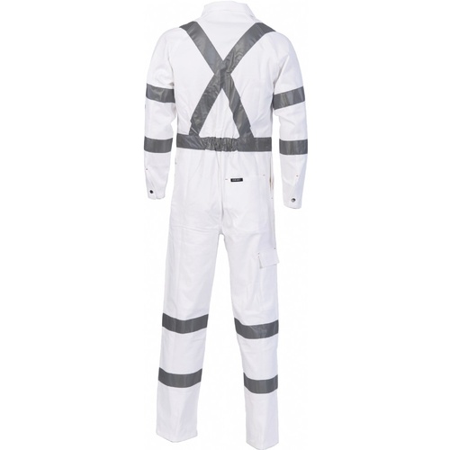 RTA Night Worker Coverall with 3M 8910 R/Tape - White - 72R
