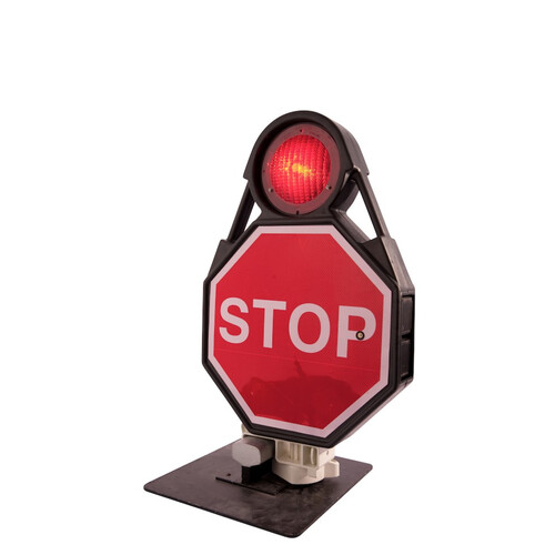 LED Rail Mount Possession Limit Board (Stop Sign)