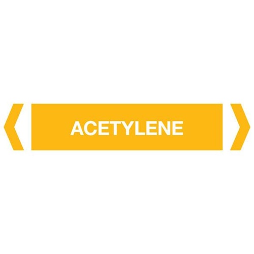 Acetylene Pipe Markers (Pack of 10)