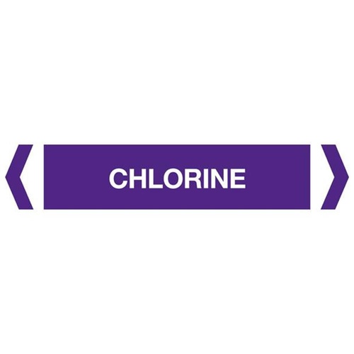 Chlorine Pipe Marker (Pack of 10)
