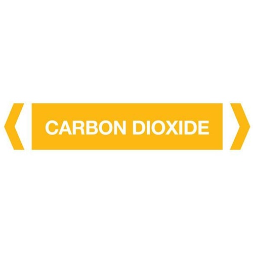 Carbon Dioxide Pipe Marker (Pack Of 10)