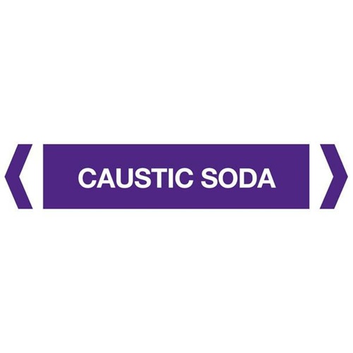 Caustic Soda Pipe Marker (Pack of 10)