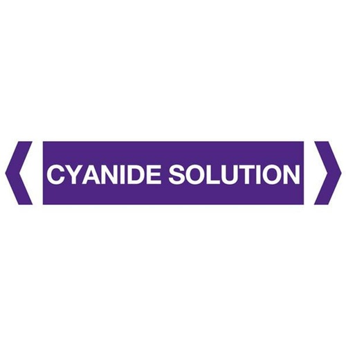 Cyanide Solution Pipe Marker (Pack Of 10)