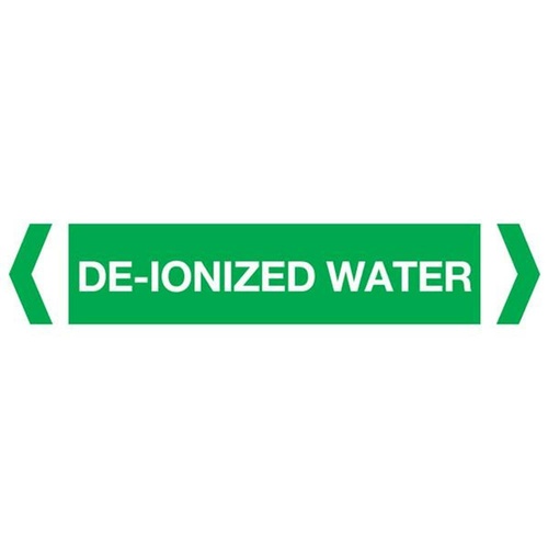 De-Ionized Water Pipe Marker (Pack Of 10)