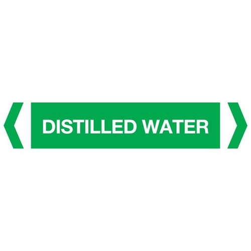 Distilled Water Pipe Marker (Pack Of 10)