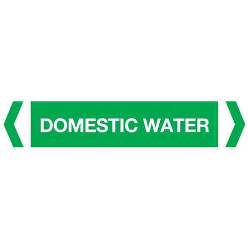 Domestic Water Pipe Marker (Pack Of 10)