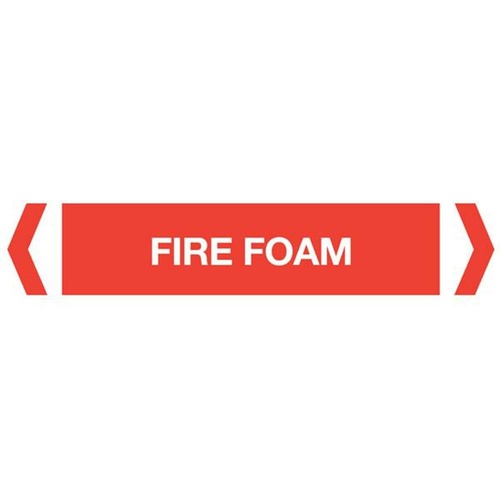 Fire Foam Pipe Marker (Pack Of 10)