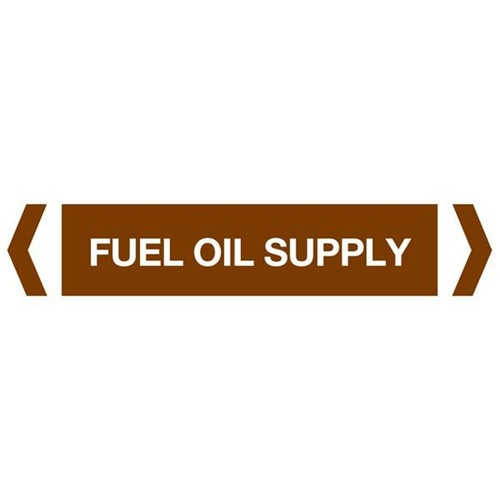 Fuel Oil Supply Pipe Marker (Pack Of 10)