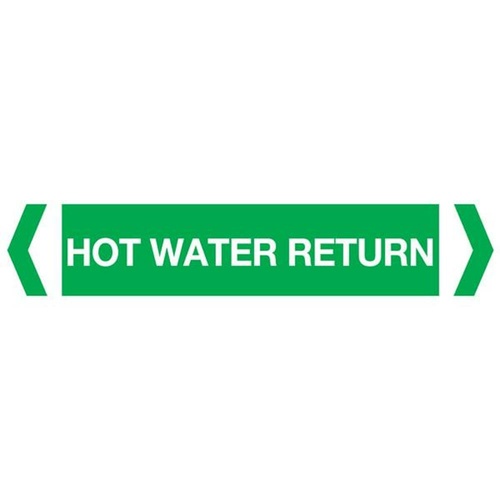 Hot Water Return Pipe Marker (Pack Of 10)