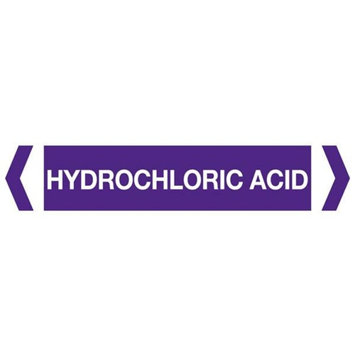 Hydrochloric Acid Pipe Marker (Pack Of 10)