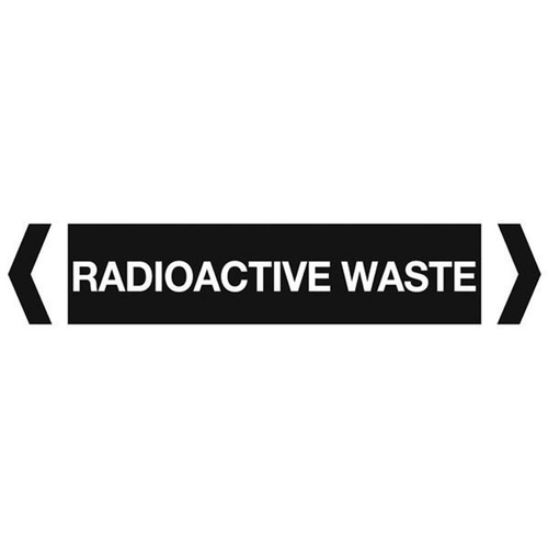 Radioactive Waste Pipe Marker (Pack Of 10)
