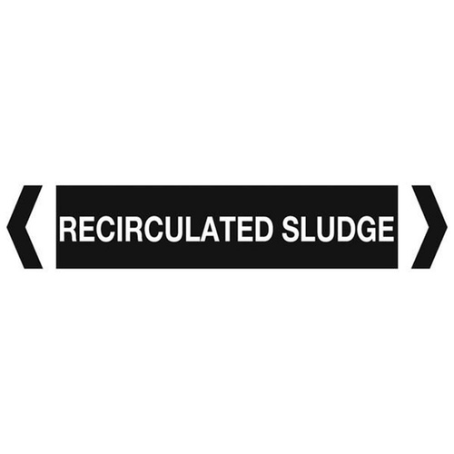 Recirculated Sludge Pipe Marker (Pack Of 10)