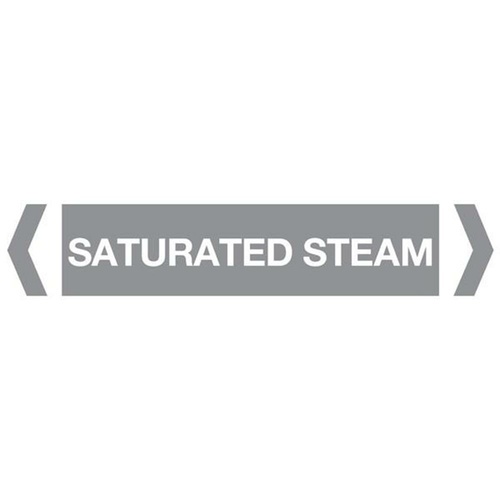Saturated Steam Pipe Marker (Pack Of 10)