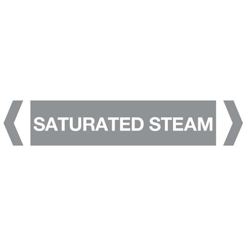 Saturated Steam Pipe Marker (Pack Of 10)