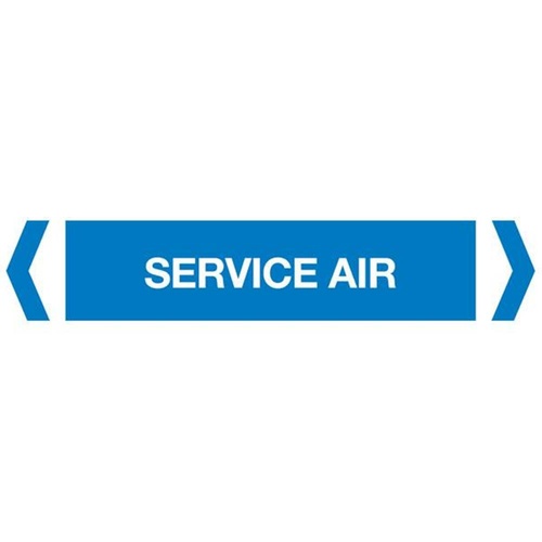 Service Air Pipe Marker (Pack Of 10)