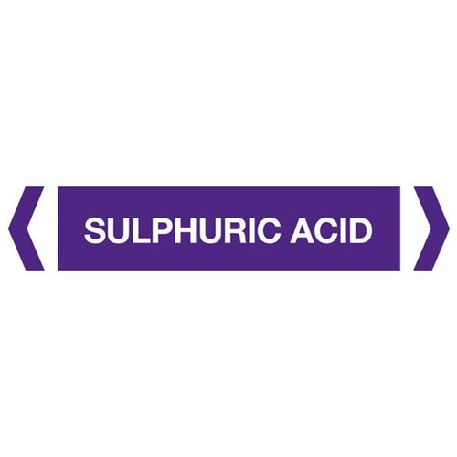 Sulphuric Acid Pipe Marker (Pack Of 10)