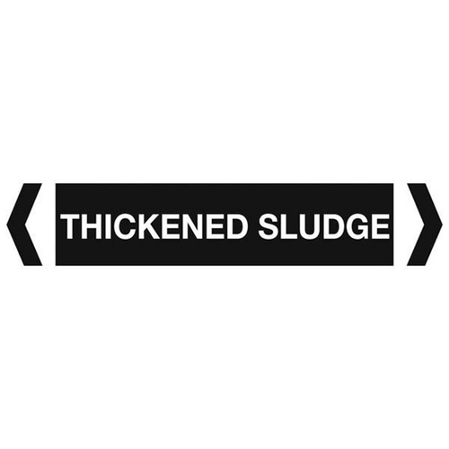 Thickened Sludge Pipe Marker (Pack Of 10)