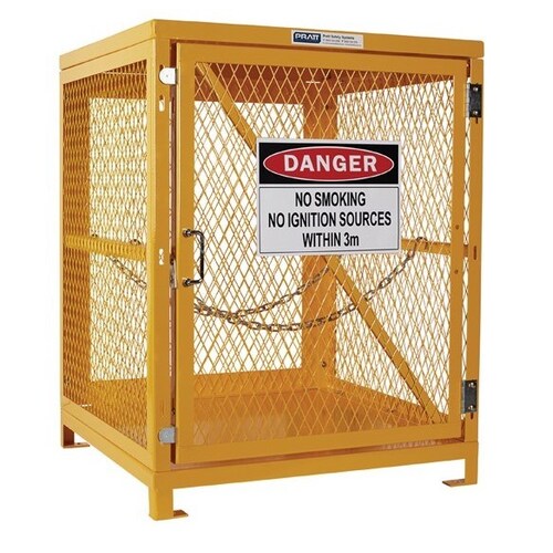 Forklift Storage Cage. 1 Storage Level Up To 4 Forklift Cylinders. (Comes Flat Packed - Assembly Required)