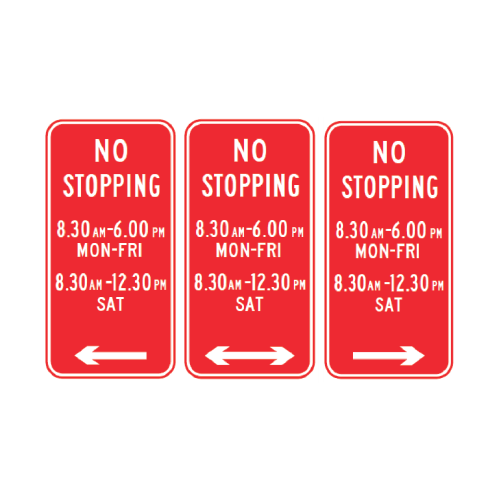 R5-402N Parking Signs with Times
