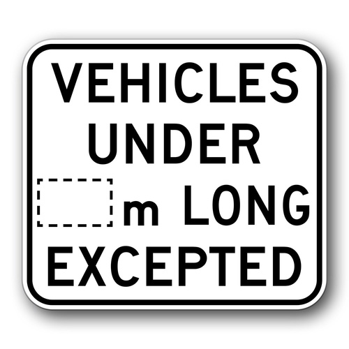 R9-200n Vehicles Under m Long Excepted