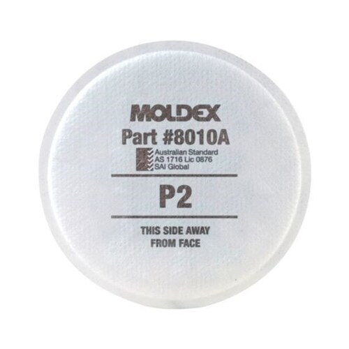 Moldex 8010A P2 Particulate Pre-Filter, Pack/5 Pairs
