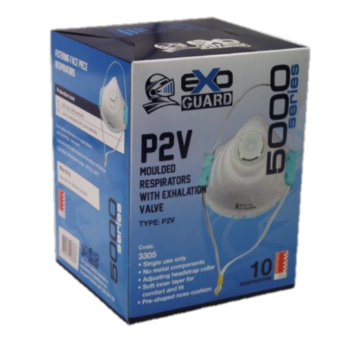 Exoguard P2 with Valve Disposable Respirator