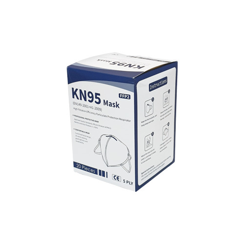 KN95 Flatfold mask with earloops