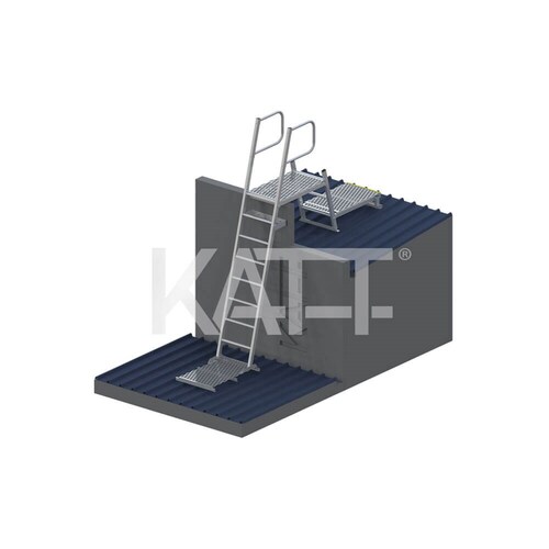 Mini Ladder with Grabrails, Parapet Platform and 1.0m Landing
