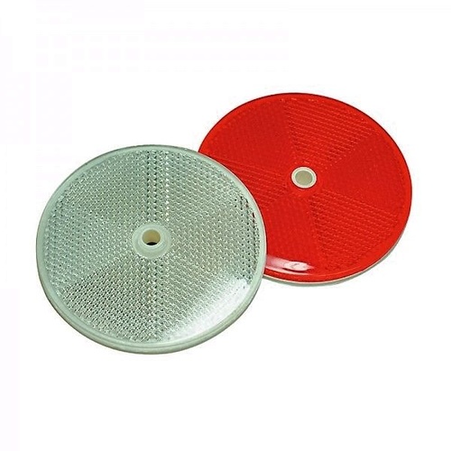 Corner Cube Round Delineators - Red