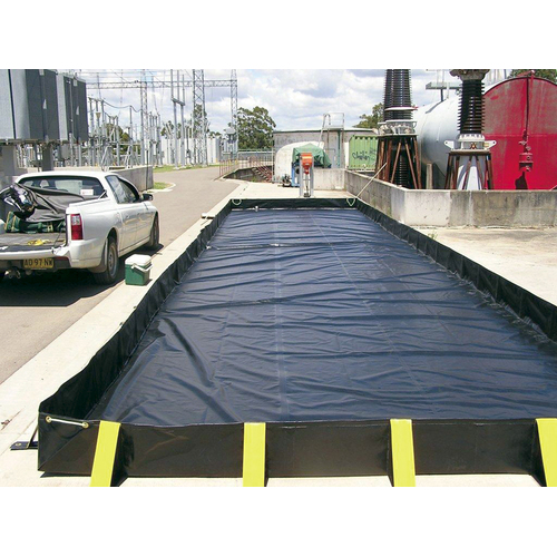 15mx3.6m (16,200 Litre) Collapsible Spill Bund PVC