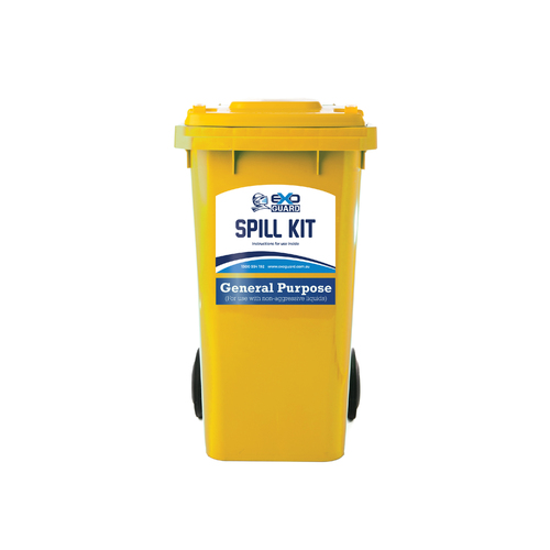 ExoGuard™ 120 Litre Wheelie Bin Spill Kit - General Purpose (Universal)