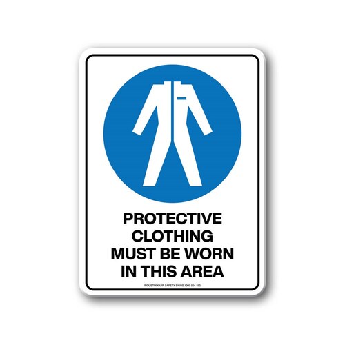 Mandatory Sign - Protective Clothing Must Be Worn In This Area