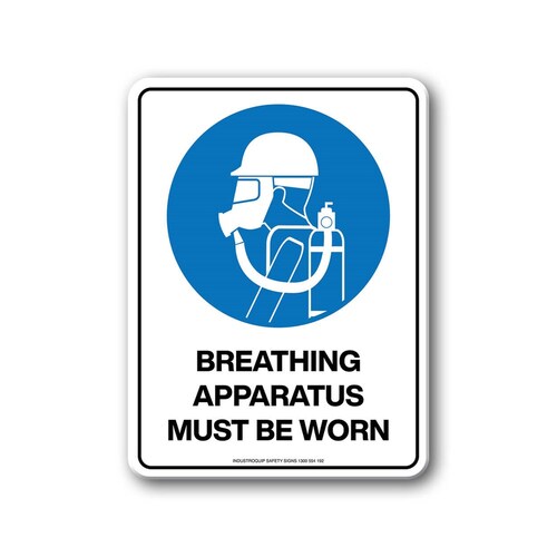 Mandatory Sign - Breathing Apparatus Must Be Worn