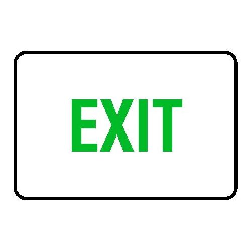 Notice Sign - Exit
