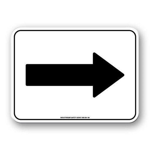 Notice Sign - Arrow to Right