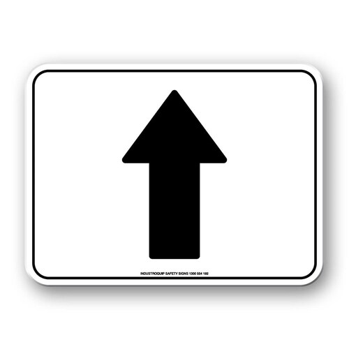 Notice Sign - Forward Pointing Arrow