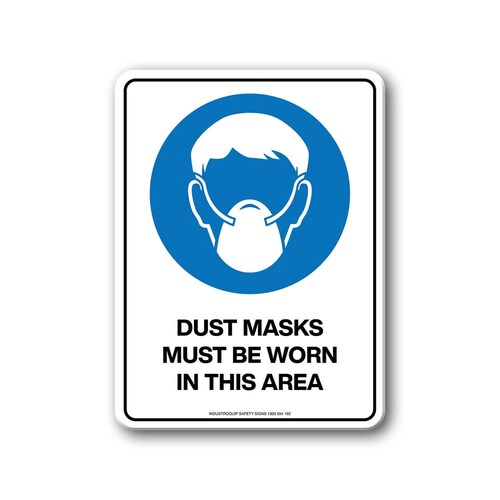 Mandatory Sign - Dust Masks Must Be Worn In This Area