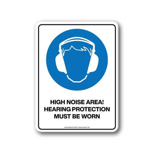 Mandatory Sign - High Noise Area Hearing Protection Must Be Worn