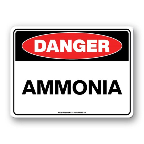 Danger Sign - Ammonia