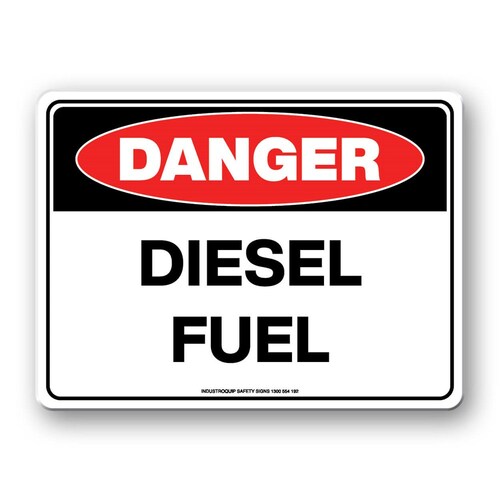 Danger Sign - Diesel Fuel