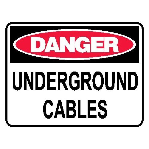 Danger Sign - Underground Cables